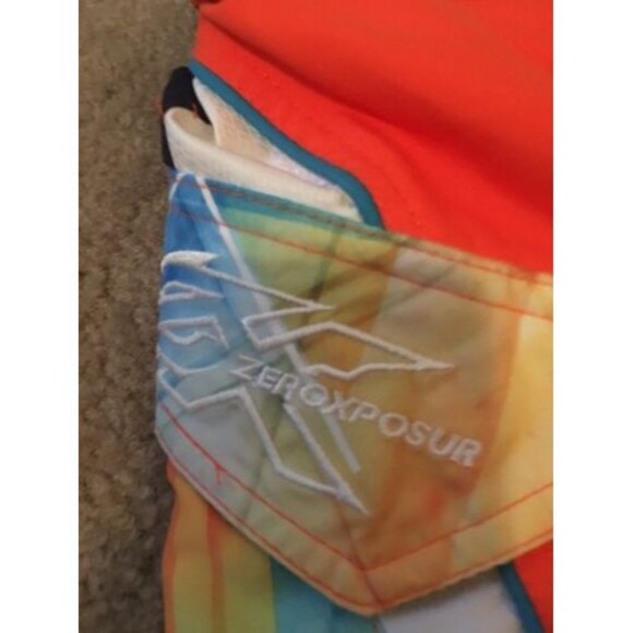 ZeroXPosur Boys Graphic Print Swim Shorts with Built In Briefs Size S 8 - Picture 4 of 11